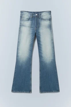 Weekday BOO BOOTLEG LOW WAIST REGULAR BOOTCUT JEANS whiped blue Best Sale