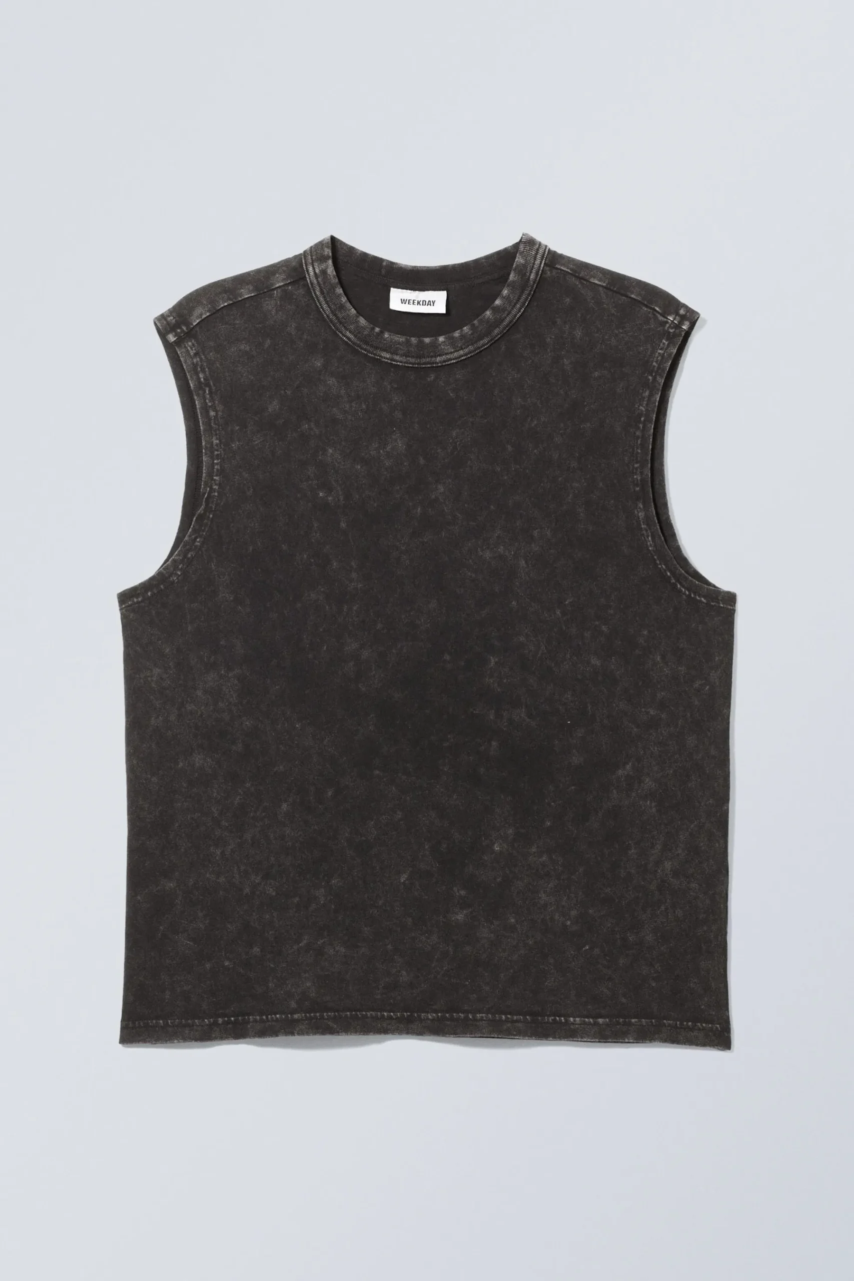 Weekday BOXY WASHED TANK TOP washed black Cheap