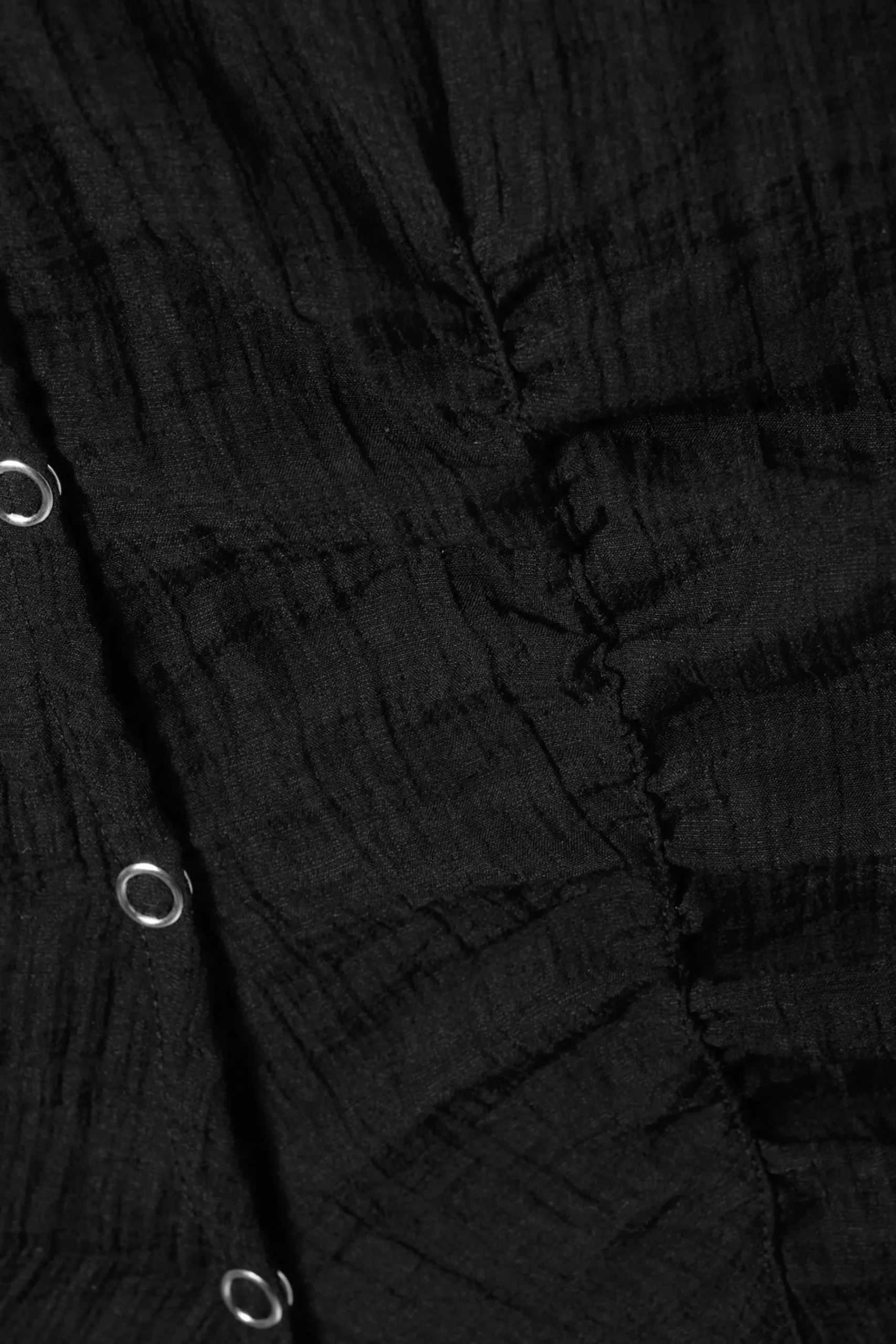 Weekday CAP-SLEEVED SHEER TOP black New