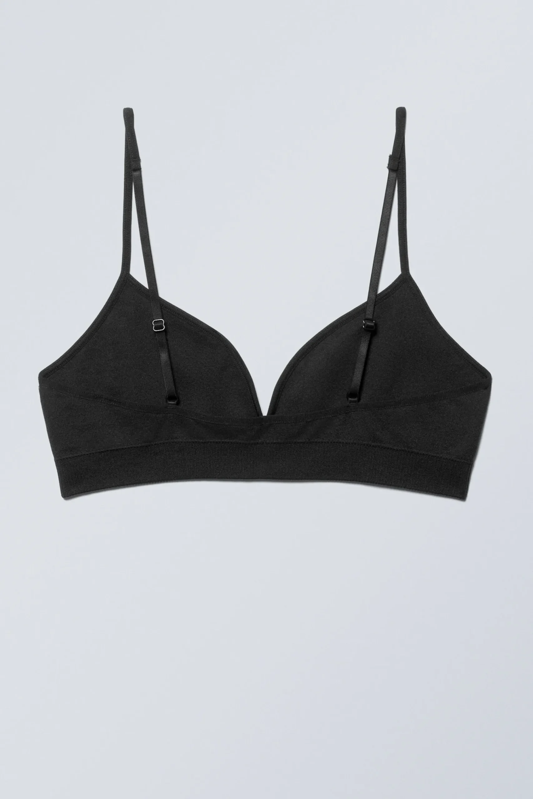 Weekday CAT SOFT SEAMLESS TRIANGLE BRA black Best