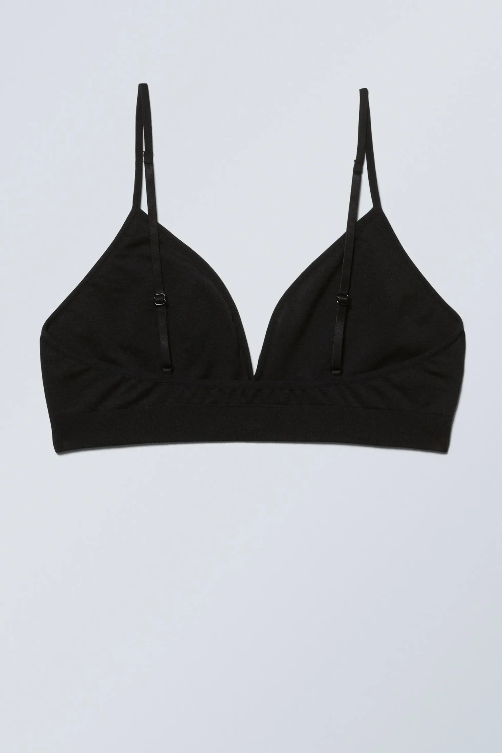 Weekday CAT SOFT TRIANGLE BRA black Outlet