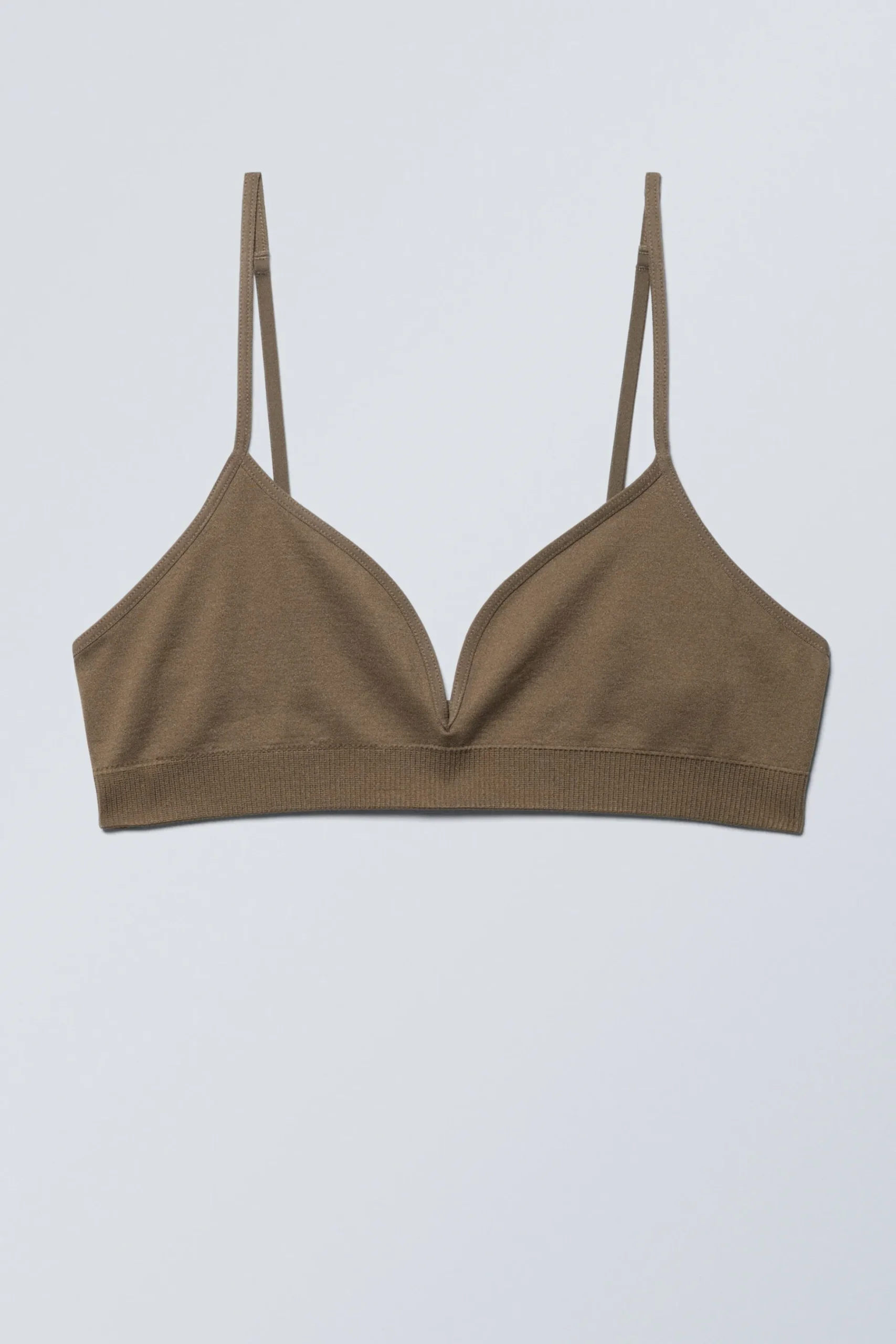 Weekday CAT SOFT TRIANGLE BRA brown Best