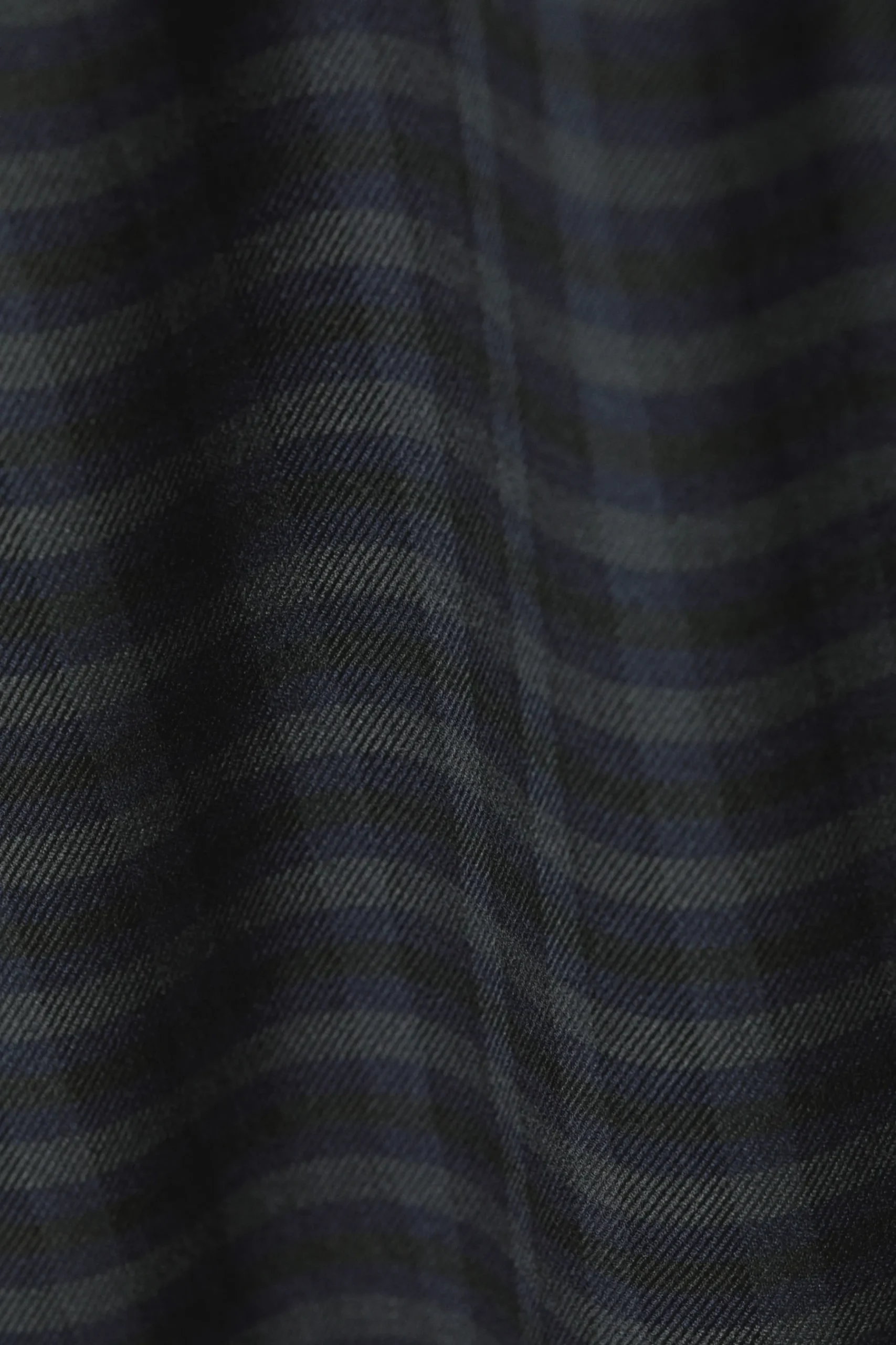 Weekday CHECKED LOW LOOSE SUIT TROUSERS dark blue check Best