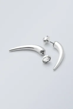 Weekday CLAW EARRINGS silver New