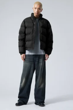 Weekday COLE PUFFER JACKET black Cheap