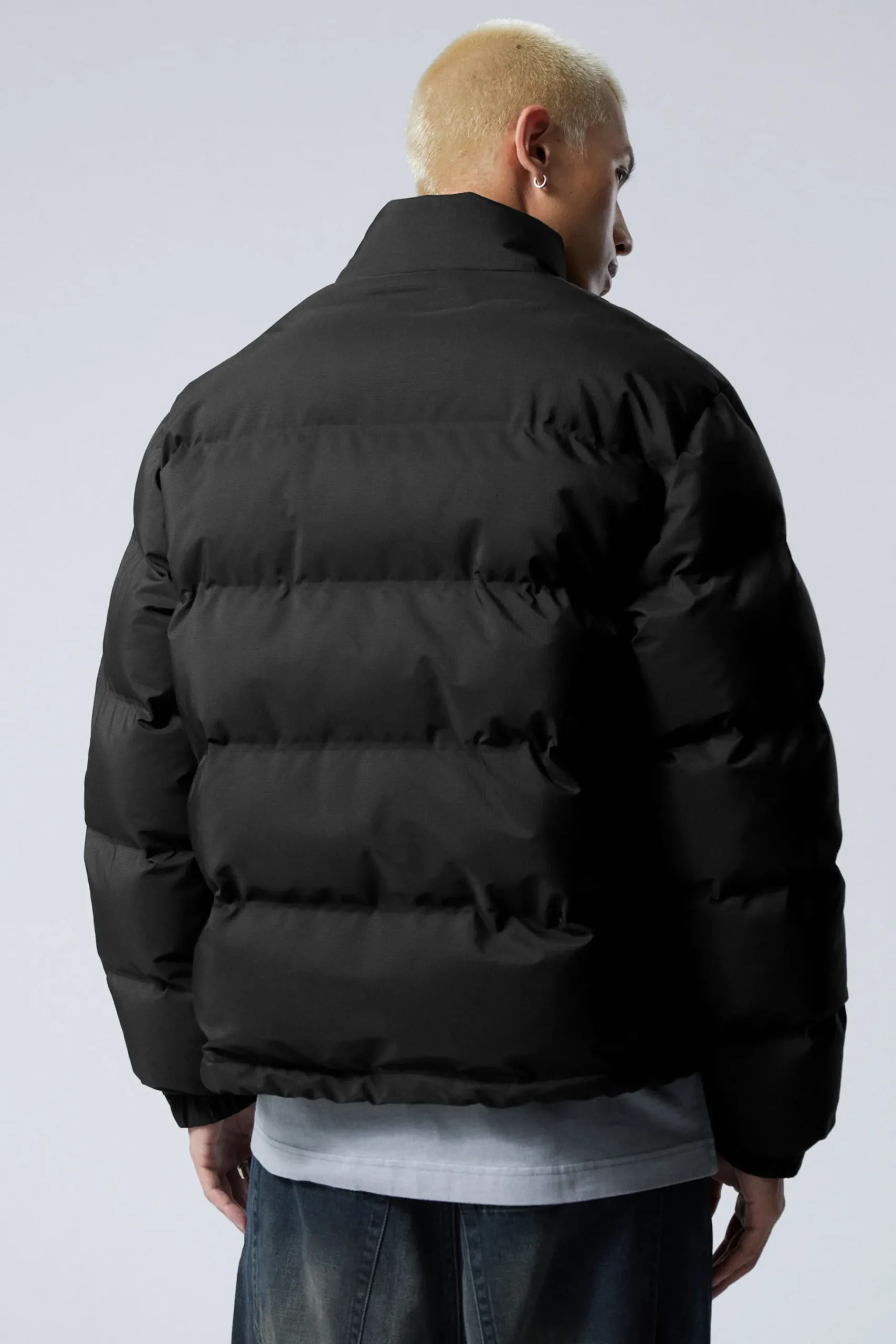 Weekday COLE PUFFER JACKET black Cheap