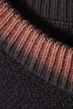 Weekday CYPHER GRAPHIC KNIT SWEATER plum/coral Cheap