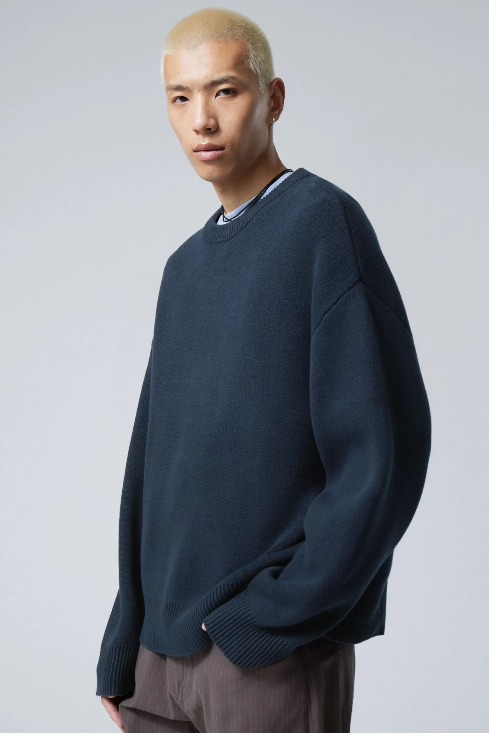 Weekday CYPHER OVERSIZED SWEATER dark blue Online