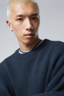 Weekday CYPHER OVERSIZED SWEATER dark blue Online