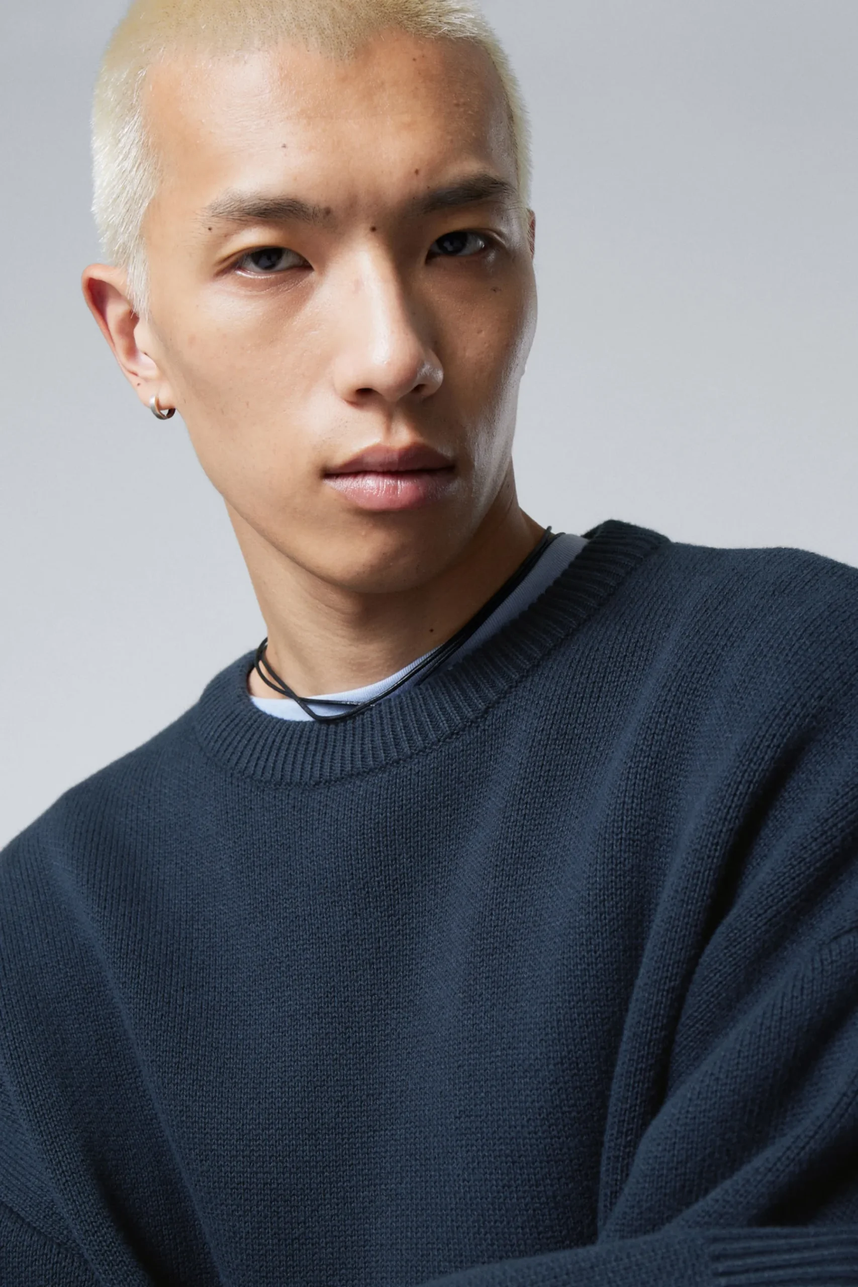 Weekday CYPHER OVERSIZED SWEATER dark blue Online