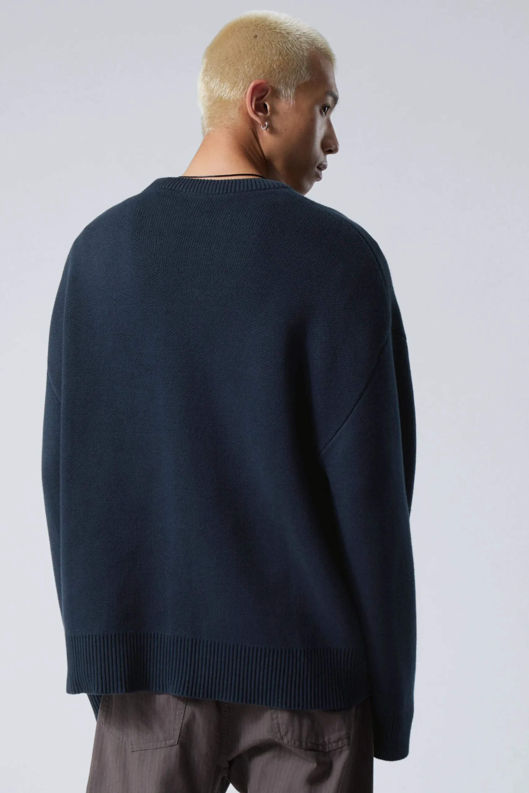 Weekday CYPHER OVERSIZED SWEATER dark blue Online