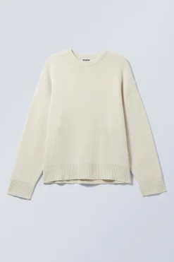 Weekday CYPHER OVERSIZED SWEATER light dusty mole Cheap