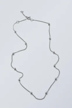 Weekday DOT NECKLACE silver New
