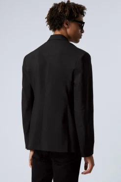 Weekday DOUBLE-BREASTED BLAZER black Flash Sale