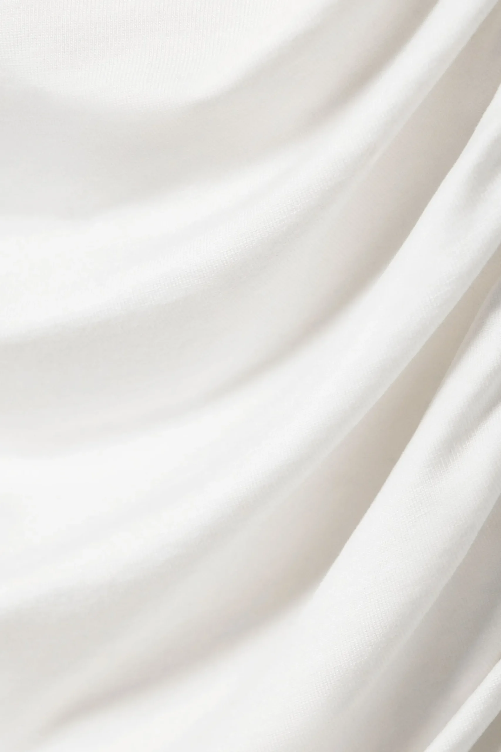 Weekday DRAPE ASYMMETRIC LYOCELL TOP white Fashion