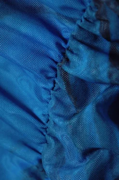 Weekday DRAPED ASYMMETRIC TIE MAXI DRESS bright blue Sale