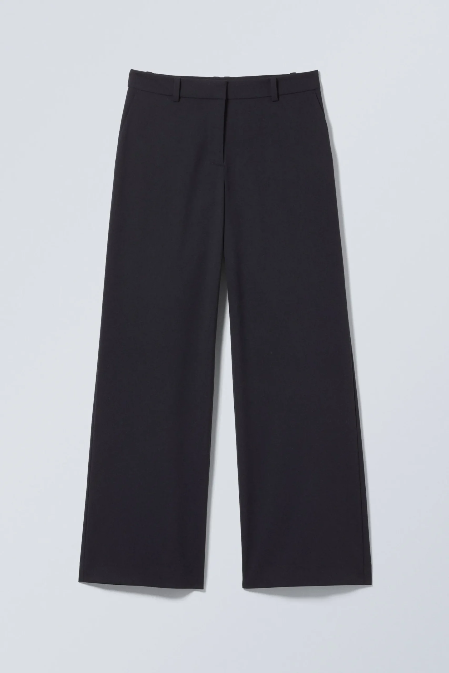 Weekday EMILY LOW WAIST SUITING TROUSERS dark blue Cheap
