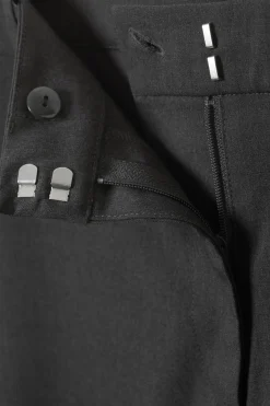 Weekday EMILY LOW WAIST SUITING TROUSERS dark grey melange Discount