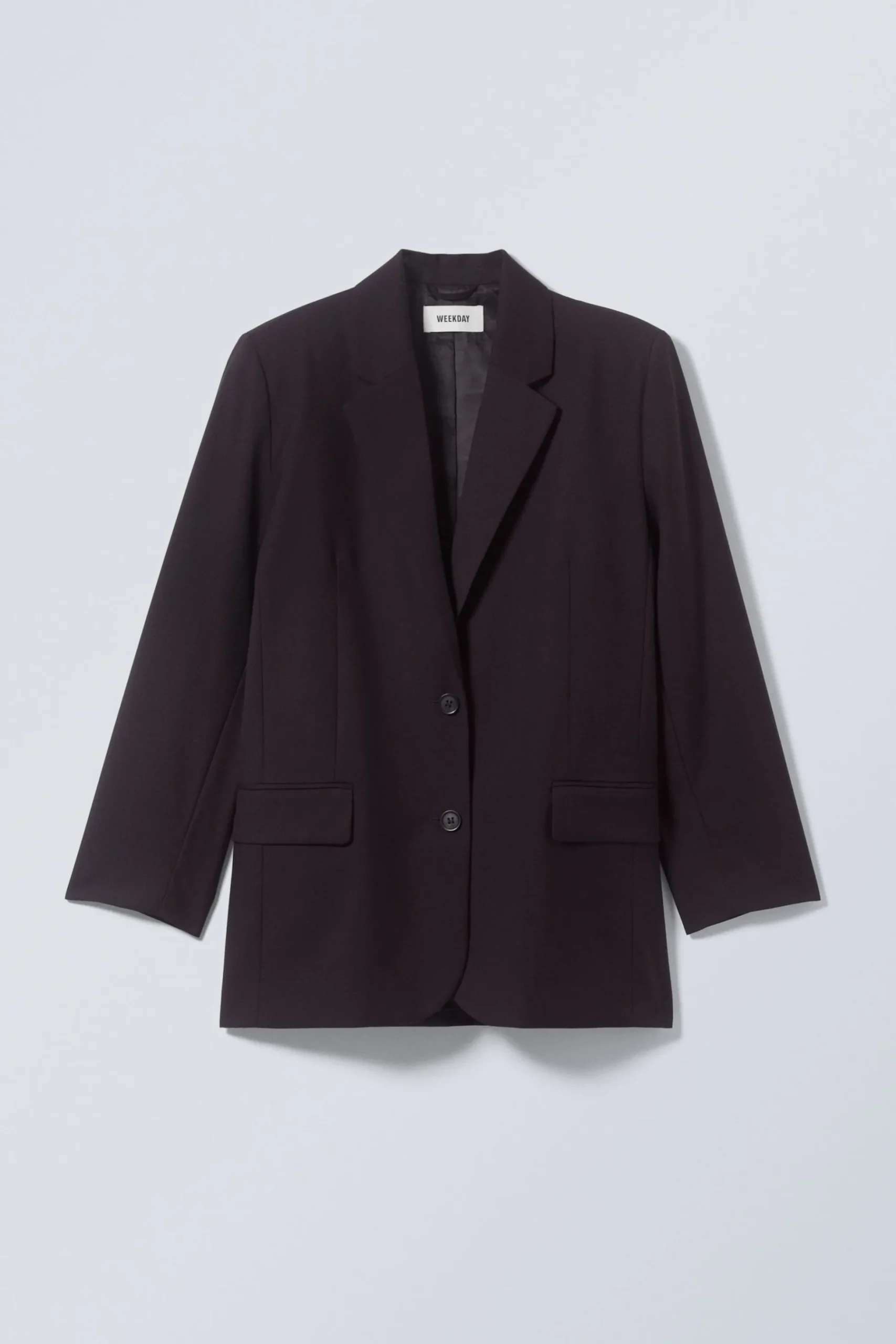 Weekday ERIN OVERSIZED BLAZER dark plum Fashion