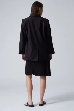 Weekday ERIN OVERSIZED BLAZER dark plum Fashion