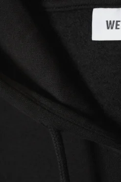 Weekday ESSENCE BOXY ZIP HOODIE black Sale