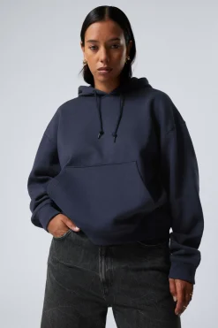 Weekday ESSENCE STANDARD HOODIE dark blue Online