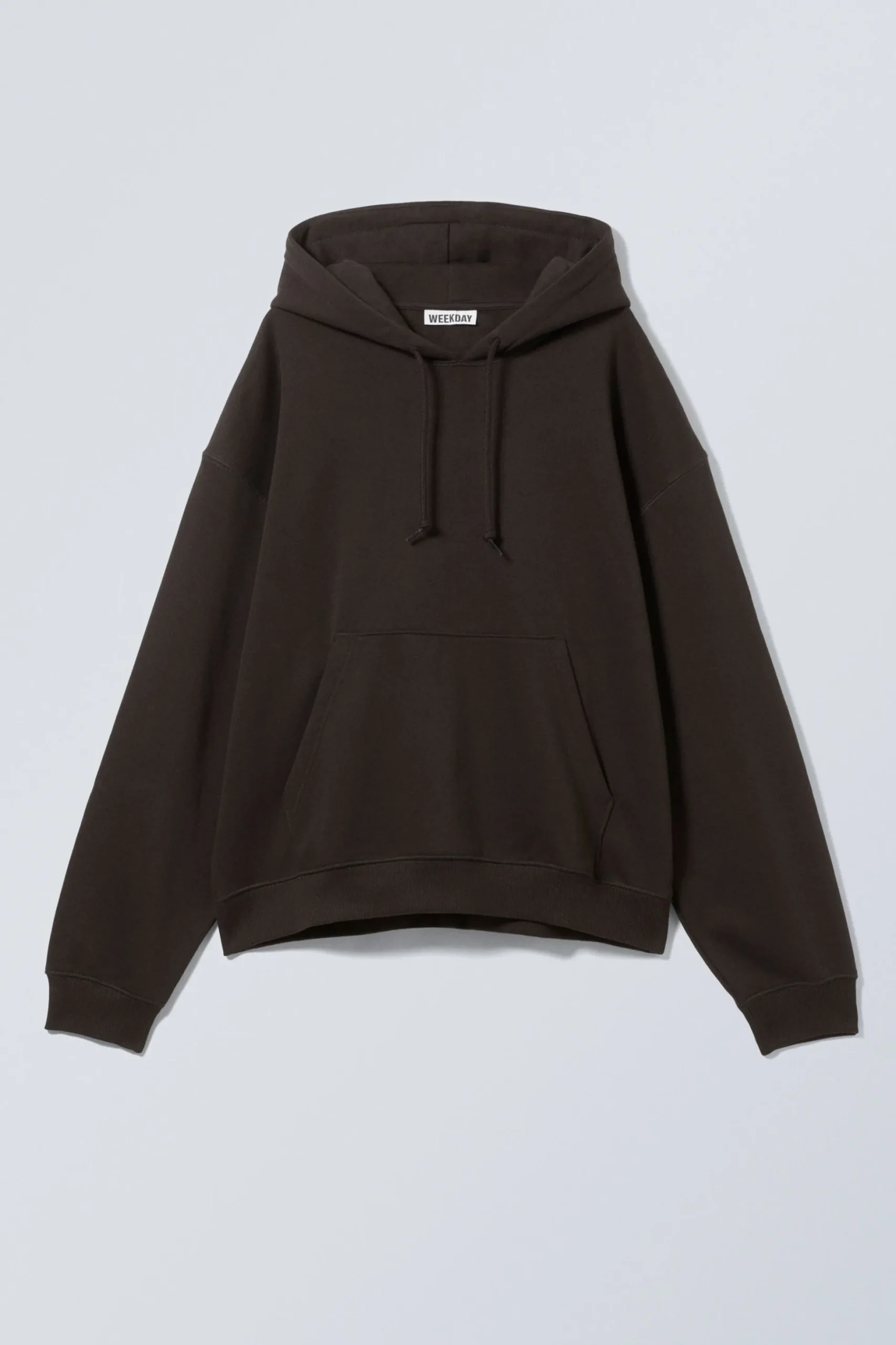 Weekday ESSENCE STANDARD HOODIE dark brown Cheap