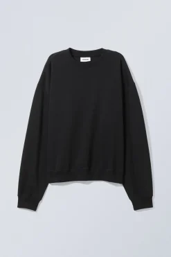 Weekday ESSENCE STANDARD SWEATSHIRT black Shop