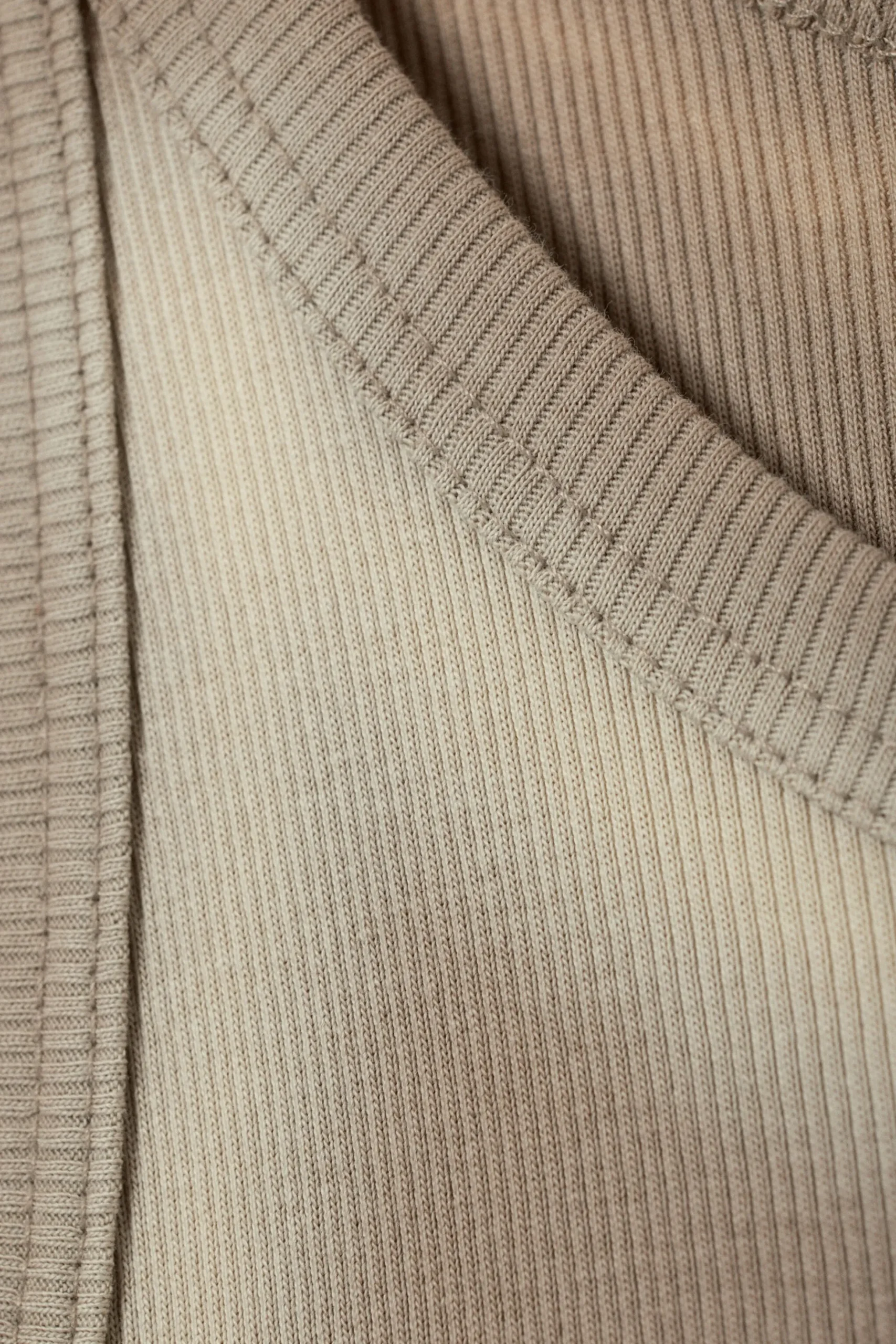 Weekday FADED RIB TANK TOP light dusty mole beige fade Outlet