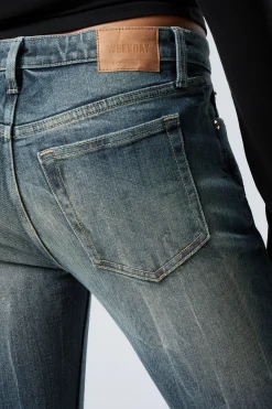 Weekday FLAME LOW RISE SLIM FLARED LEG JEANS gasoline blue medium blue New