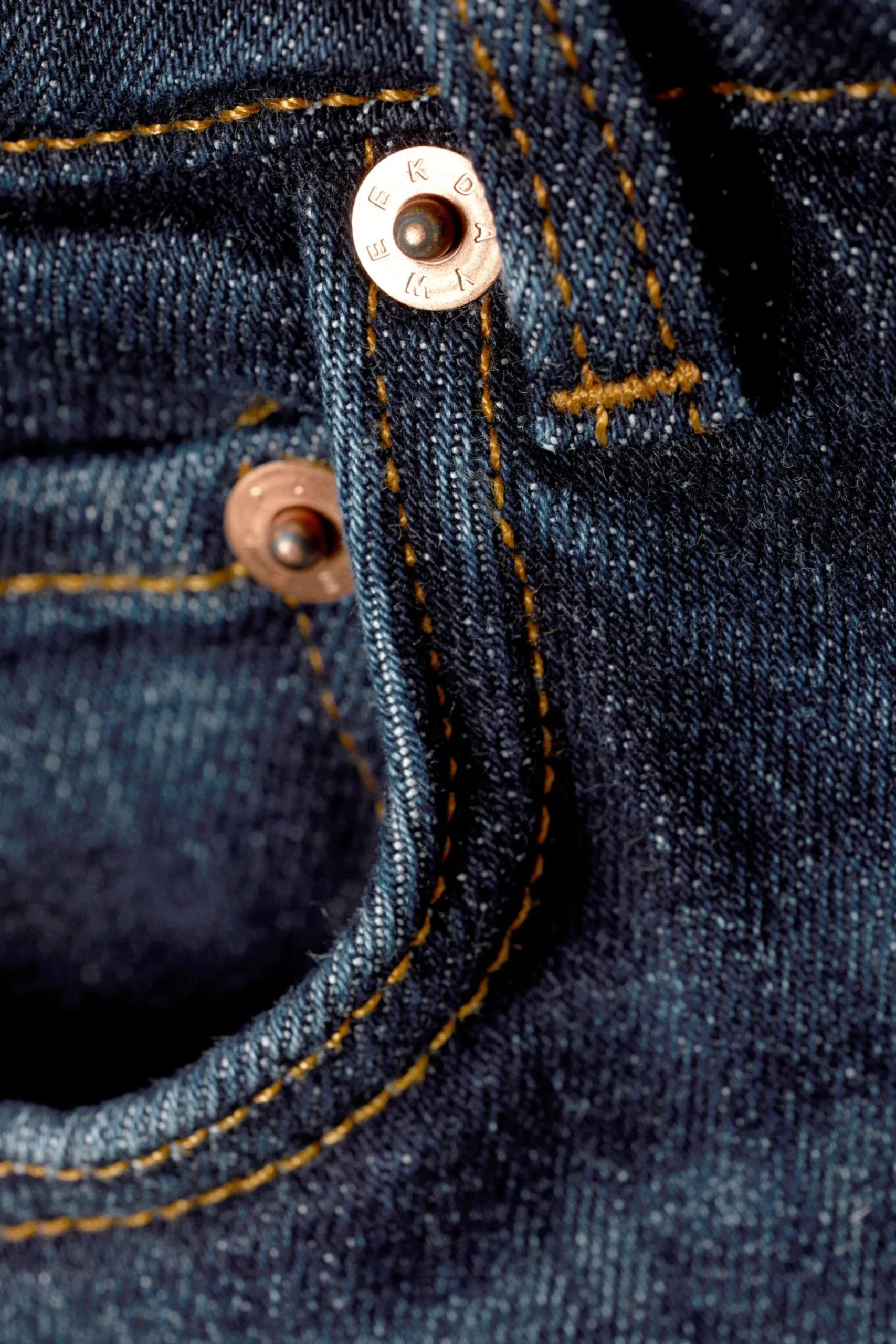Weekday FLAME LOW RISE SLIM FLARED LEG JEANS vein blue dark blue Hot