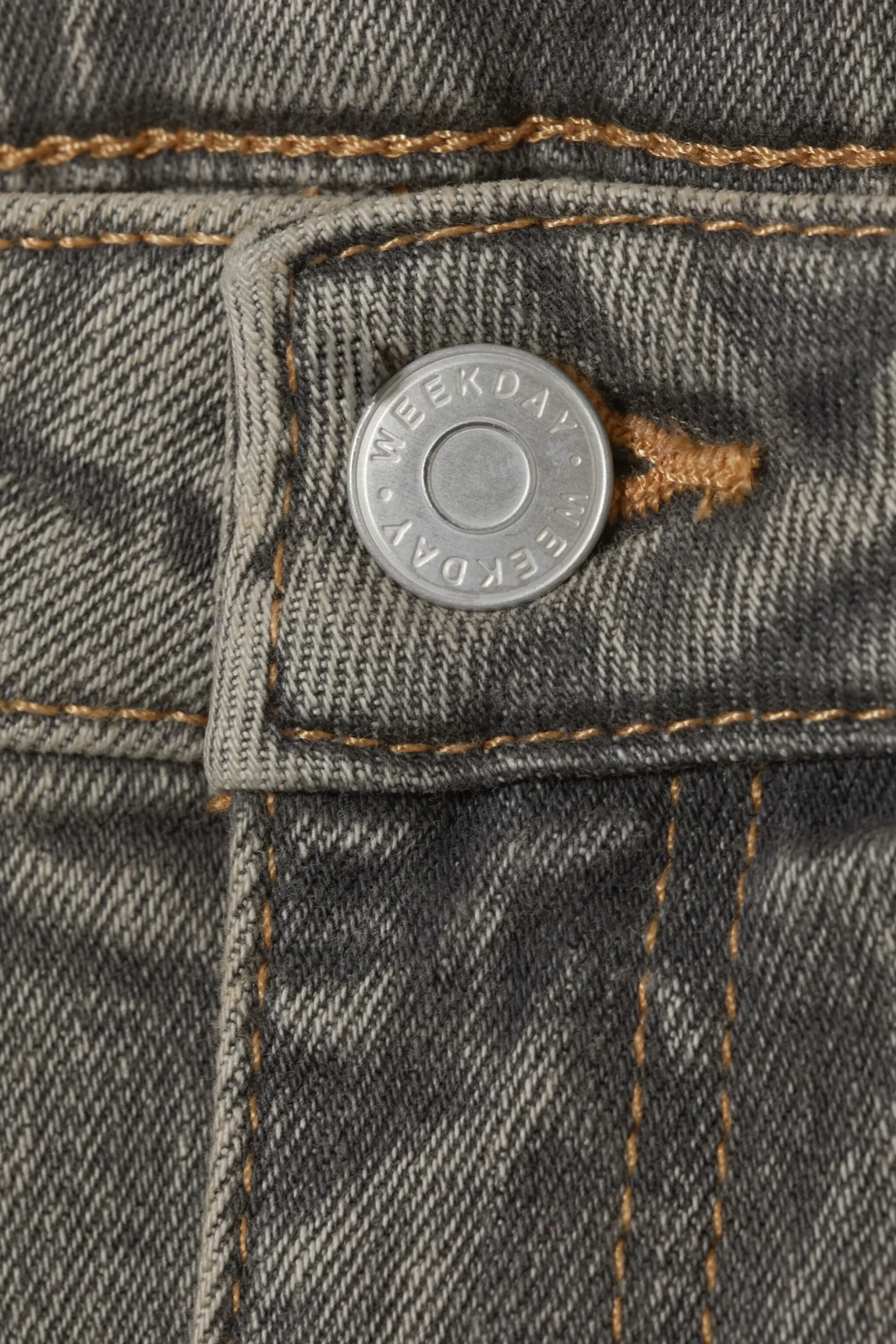 Weekday FLAME LOW RISE SLIM FLARED LEG JEANS canyon grey medium grey Best