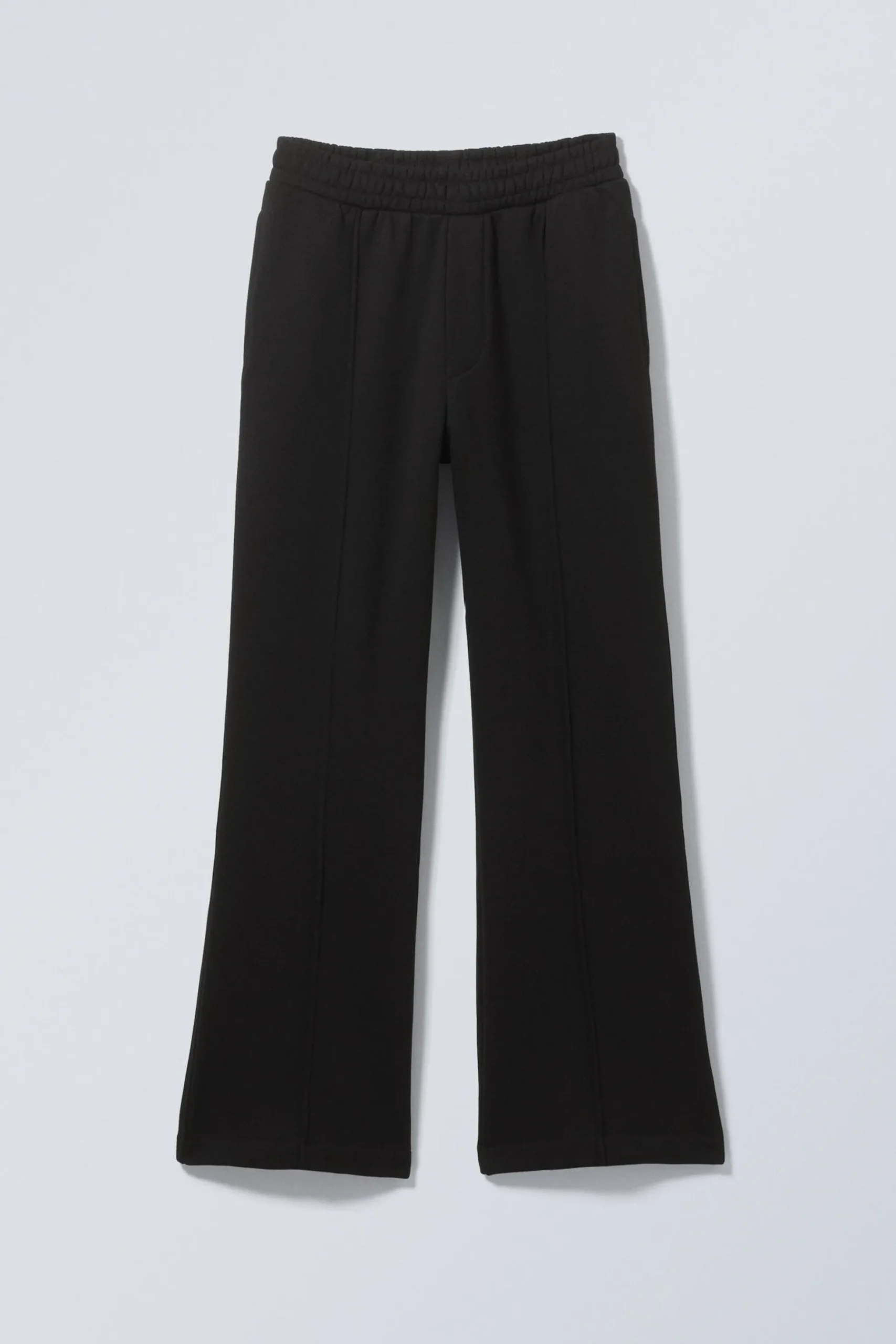 Weekday FLARED LOOSE FIT SWEATPANTS black Cheap