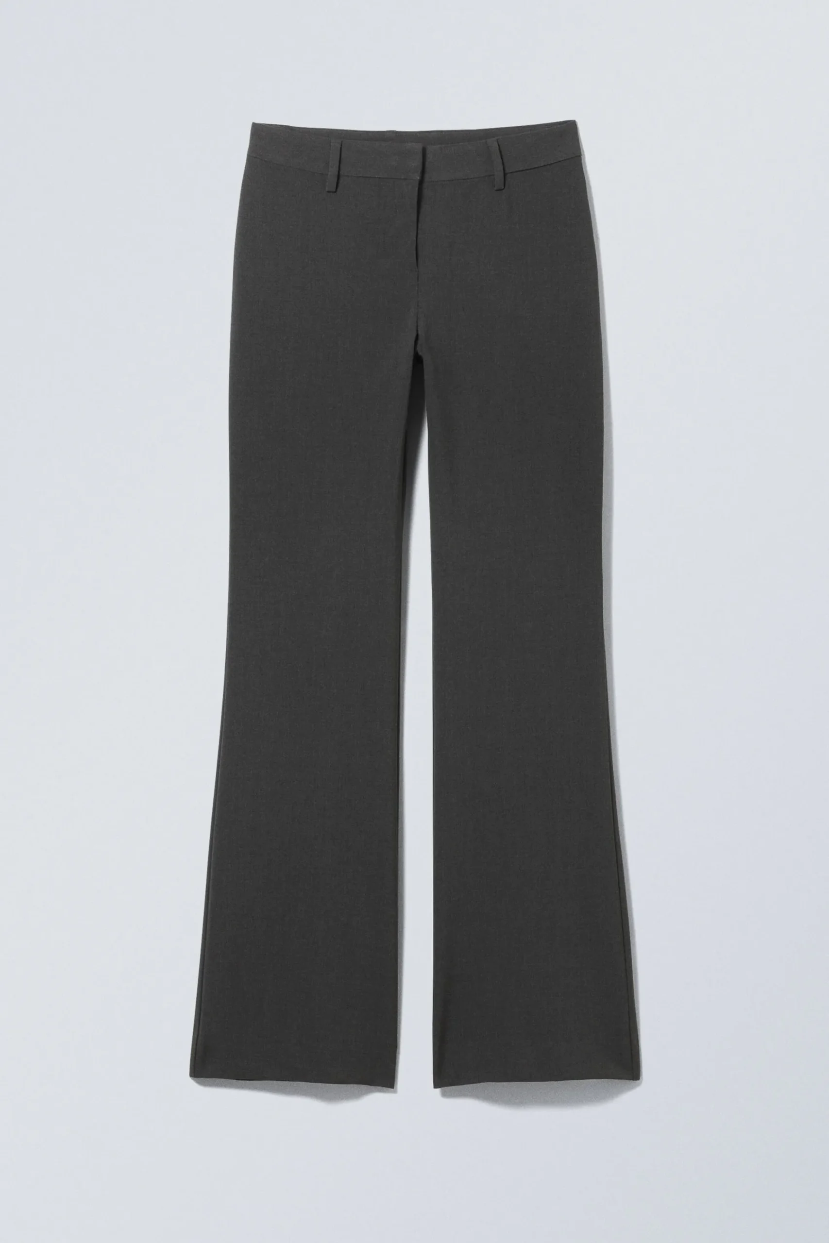Weekday FLARED SUITING TROUSERS dark grey Discount