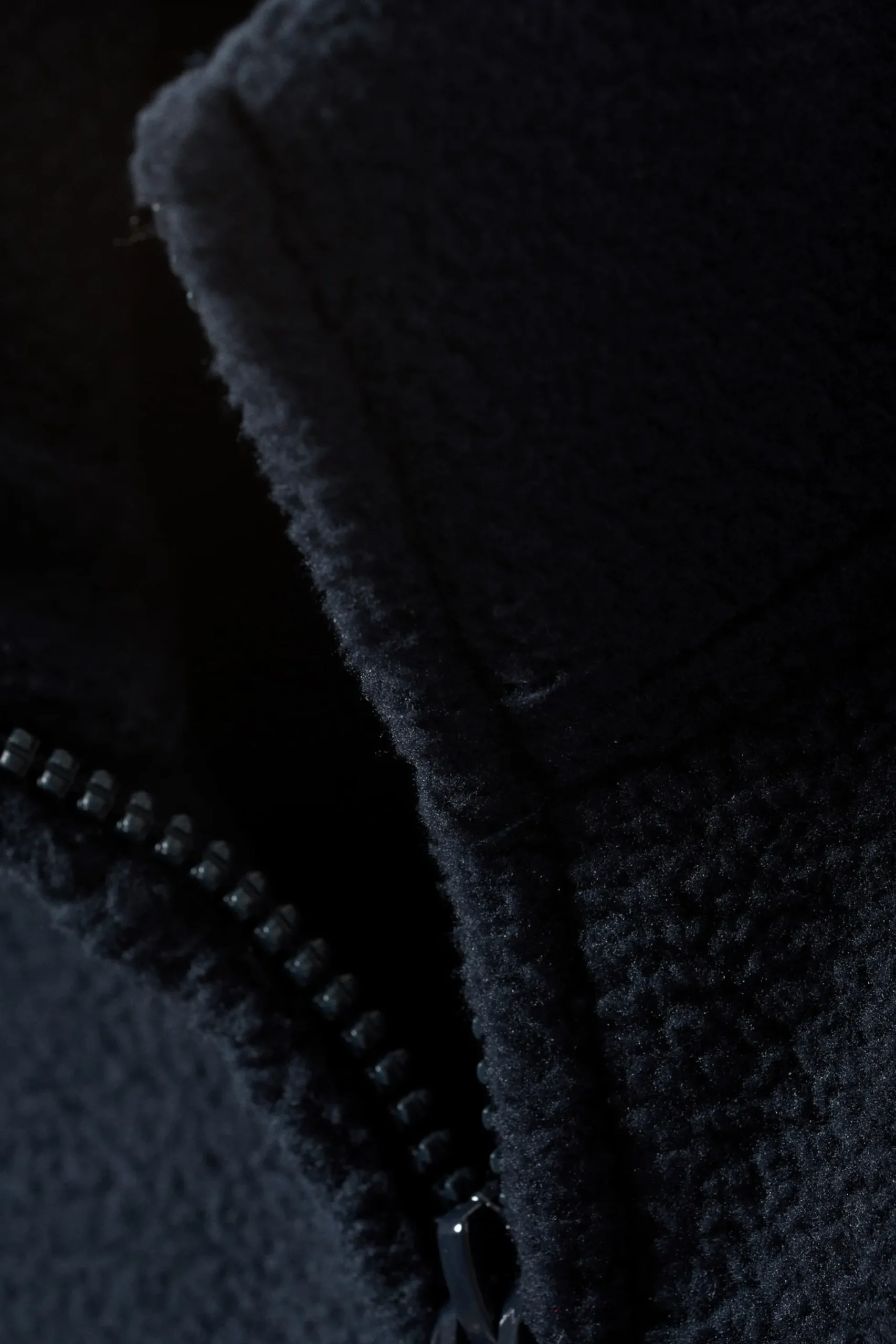 Weekday FLEECE ZIP JACKET navy blue Best