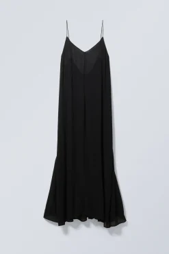 Weekday FLOWY MAXI DRESS black Best