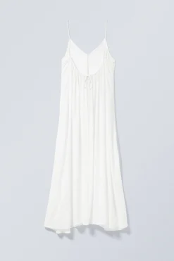 Weekday FLOWY MAXI DRESS white Sale