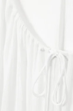 Weekday FLOWY MAXI DRESS white Sale