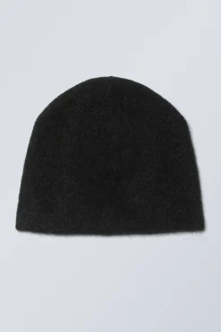Weekday FLUFFY BEANIE black Hot