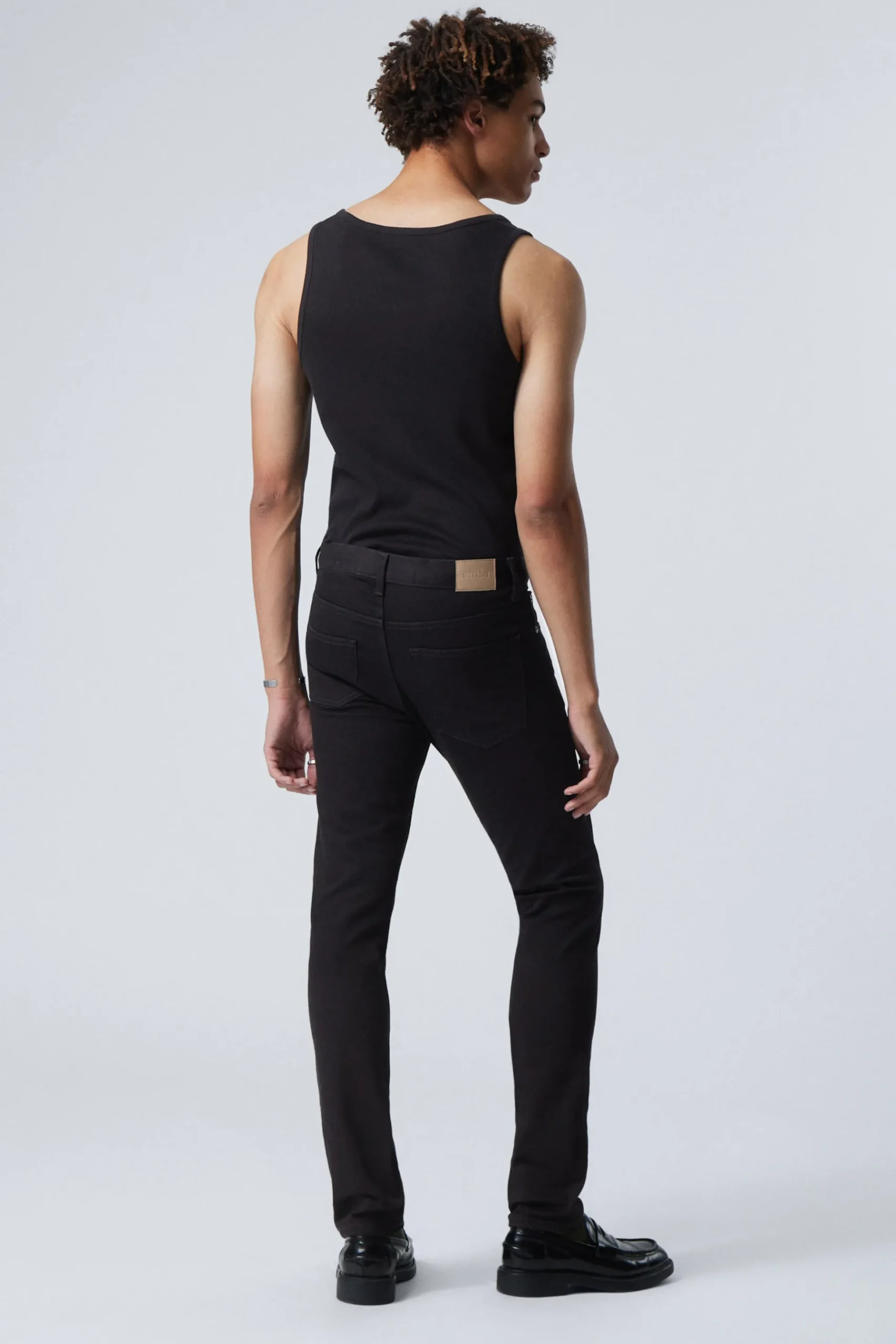 Weekday FRIDAY SKINNY SLIM LEG JEANS black Discount