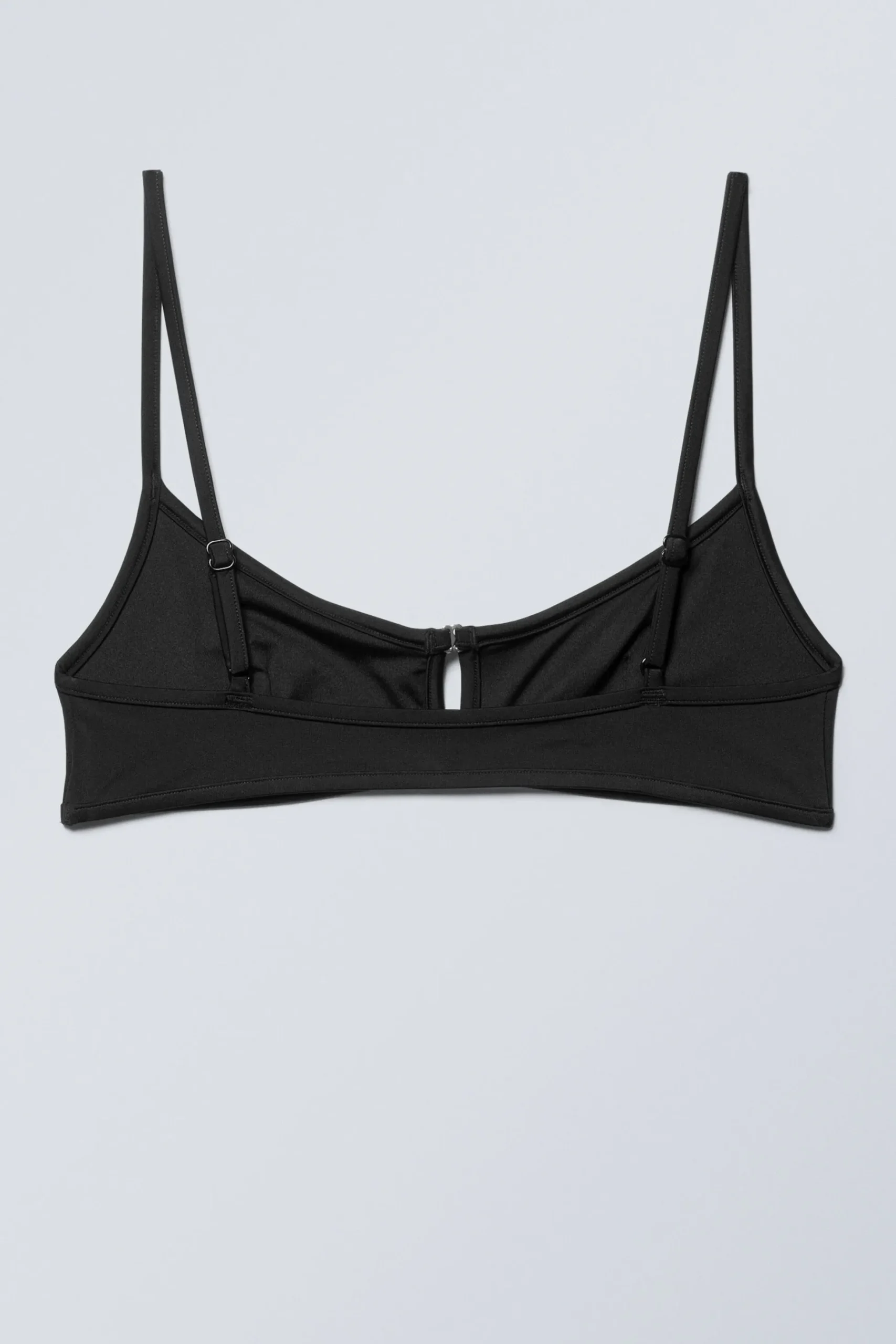 Weekday FRONT BUCKLE BIKINI TOP black New