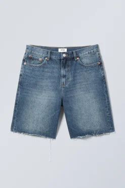 Weekday GALAXY DENIM SHORTS spinel blue Hot