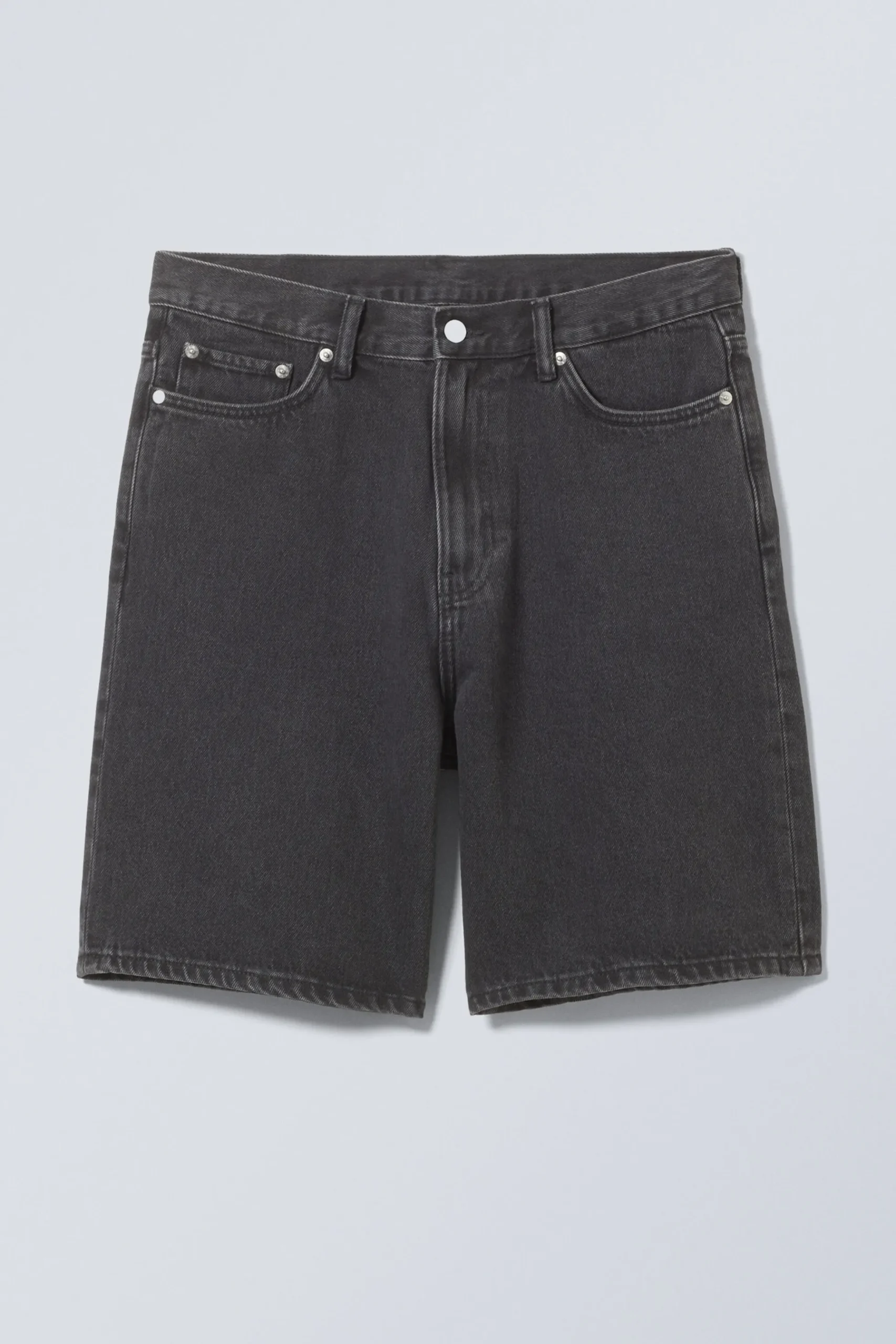 Weekday GALAXY DENIM SHORTS tuned black Best Sale