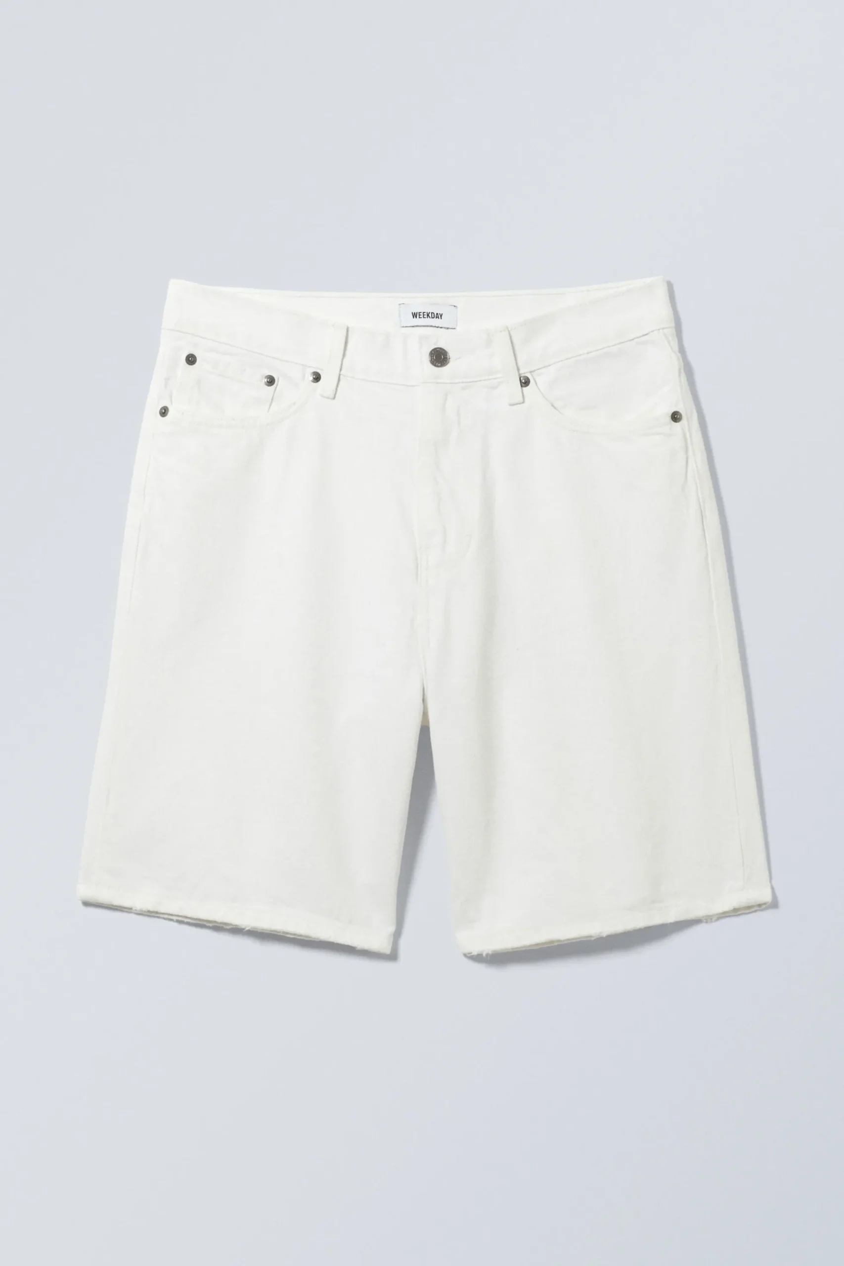 Weekday GALAXY DENIM SHORTS white Outlet