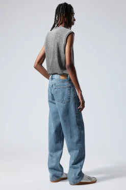 Weekday GALAXY LOOSE STRAIGHT LEG JEANS 90s blue medium blue Store