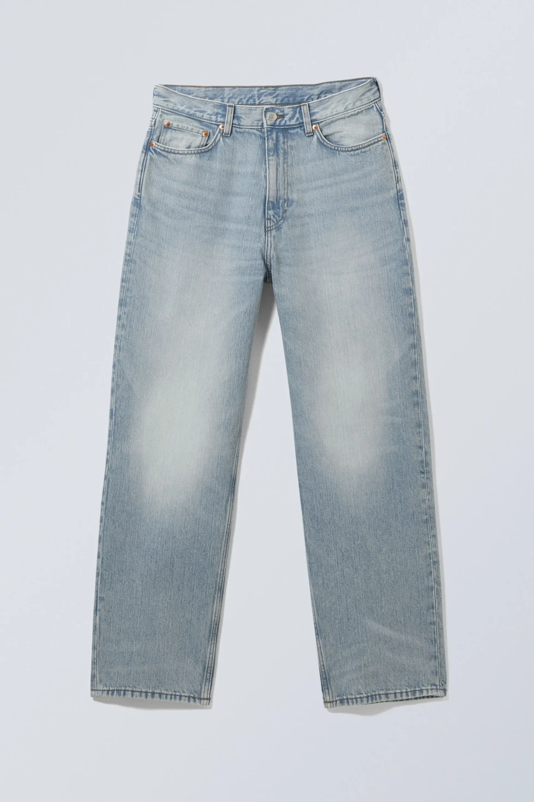 Weekday GALAXY LOOSE STRAIGHT LEG JEANS aeon blue light blue Best Sale