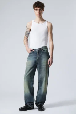 Weekday GALAXY LOOSE STRAIGHT LEG JEANS gasoline blue medium blue Discount
