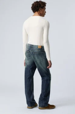Weekday GALAXY LOOSE STRAIGHT LEG JEANS gasoline blue medium blue Discount