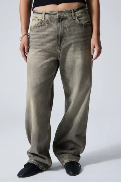 Weekday GALAXY LOOSE STRAIGHT LEG JEANS canyon grey medium grey Online