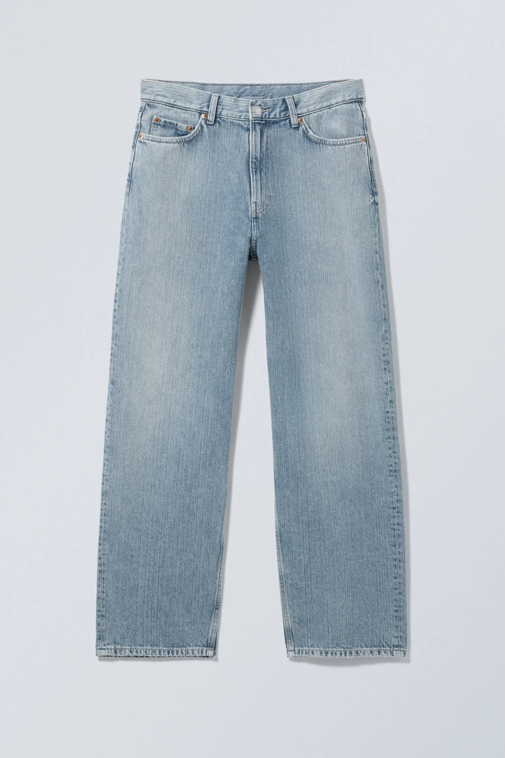 Weekday GALAXY LOOSE STRAIGHT LEG JEANS blue fade medium blue Outlet
